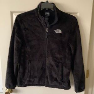 Women’s The North Face Fleece black jacket medium